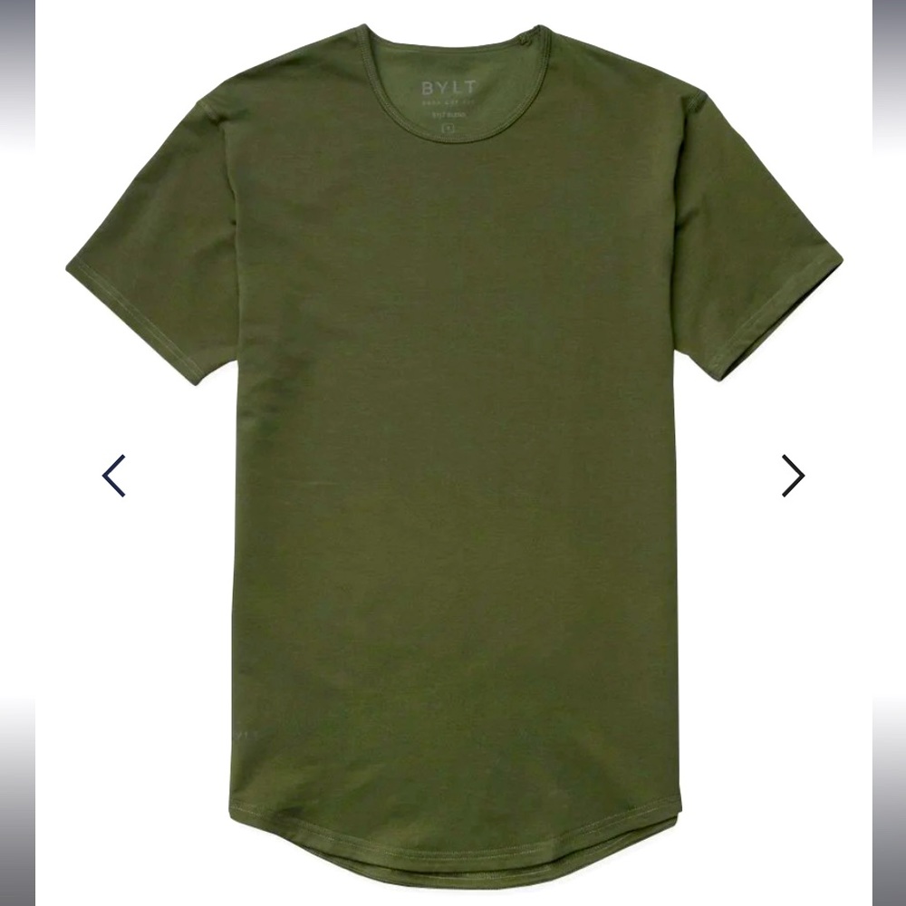 BYLT Green Drop Cut Tee (Tshirt) Size Medium (T Shirt)